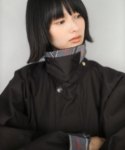 Barbour × Firsthand／女裝 TRANSPORT 加長版立領外套（日本聯名限定）