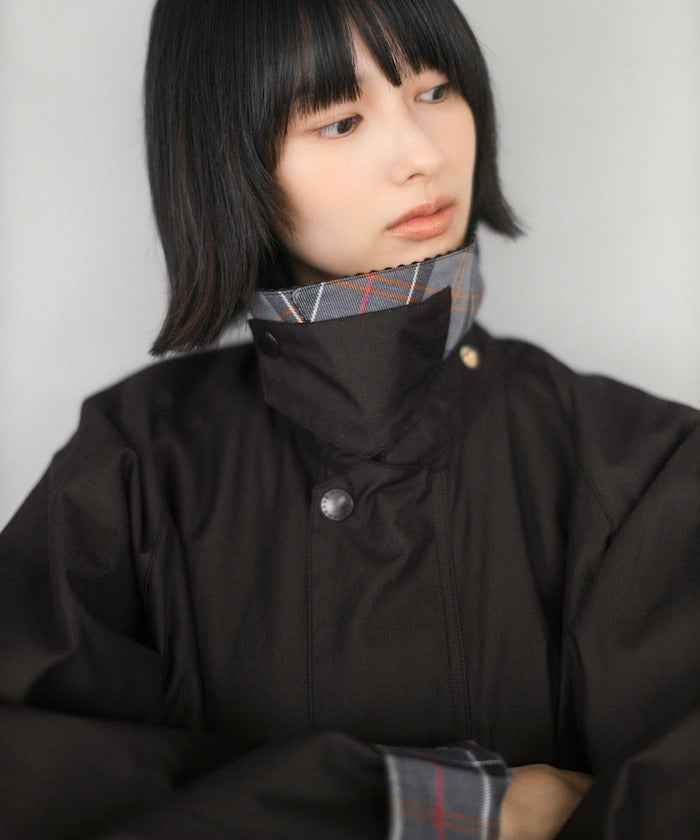 Barbour × Firsthand／女裝 TRANSPORT 加長版立領外套（日本聯名限定）