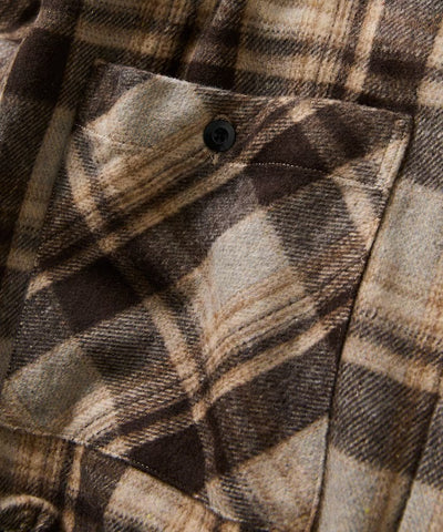 FREAK'S STORE／厚磅法蘭絨格紋連帽襯衫