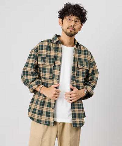 FREAK'S STORE / 雪尼爾格紋襯衫