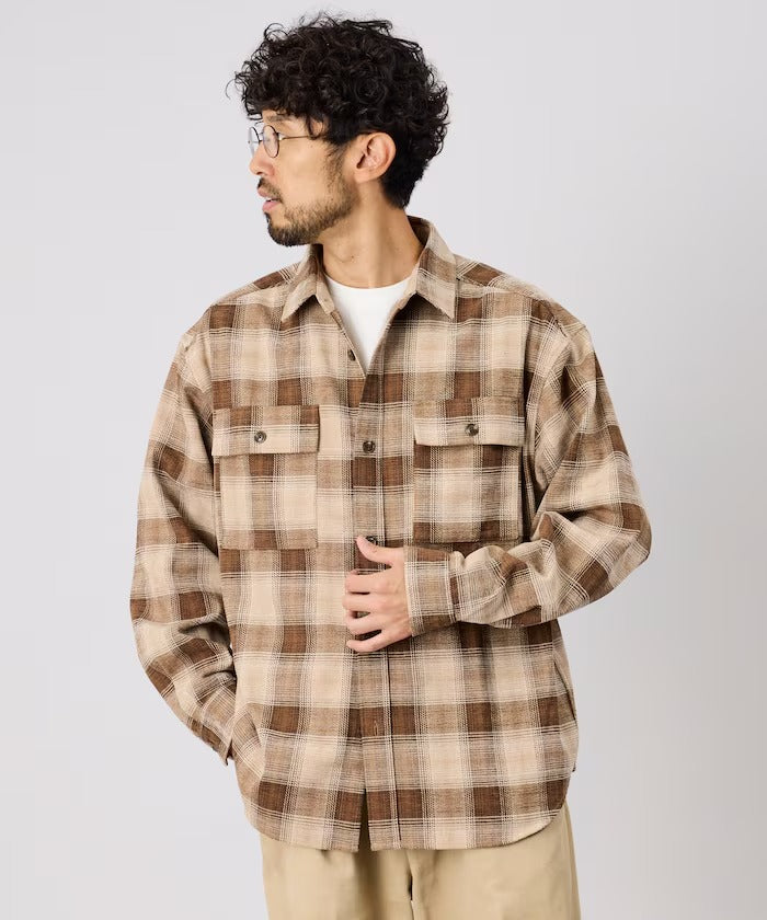 FREAK'S STORE / 雪尼爾格紋襯衫