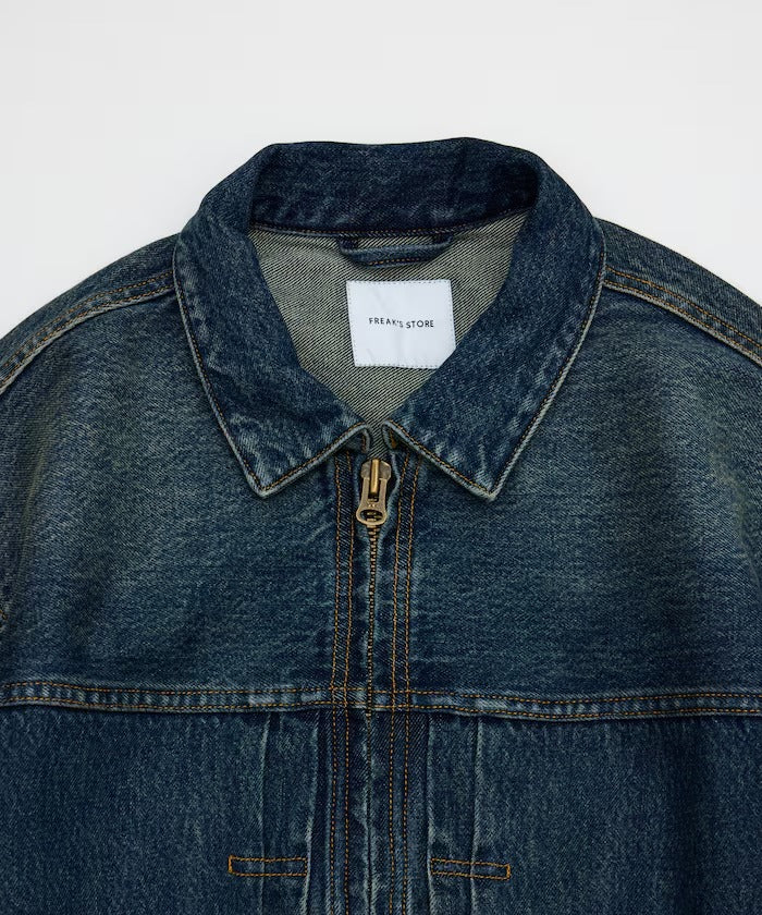 FREAK'S STORE / 拉鍊牛仔工裝外套