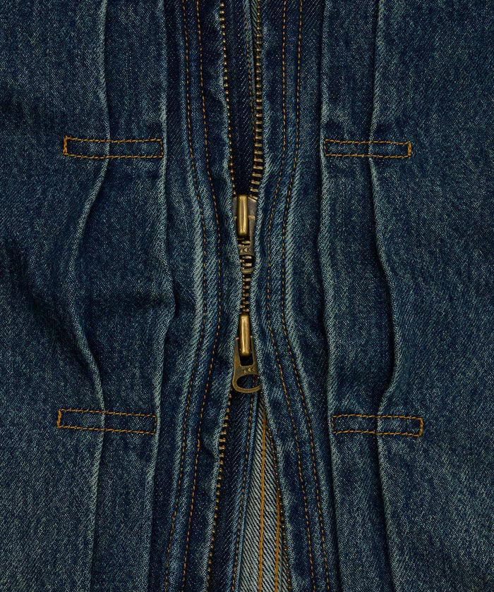 FREAK'S STORE / 拉鍊牛仔工裝外套