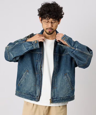 FREAK'S STORE / 拉鍊牛仔工裝外套