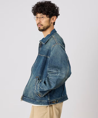 FREAK'S STORE / 拉鍊牛仔工裝外套