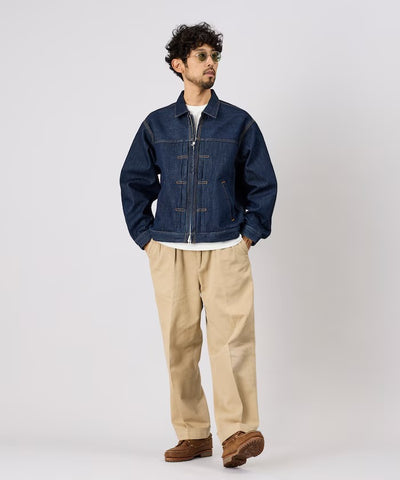 FREAK'S STORE / 拉鍊牛仔工裝外套