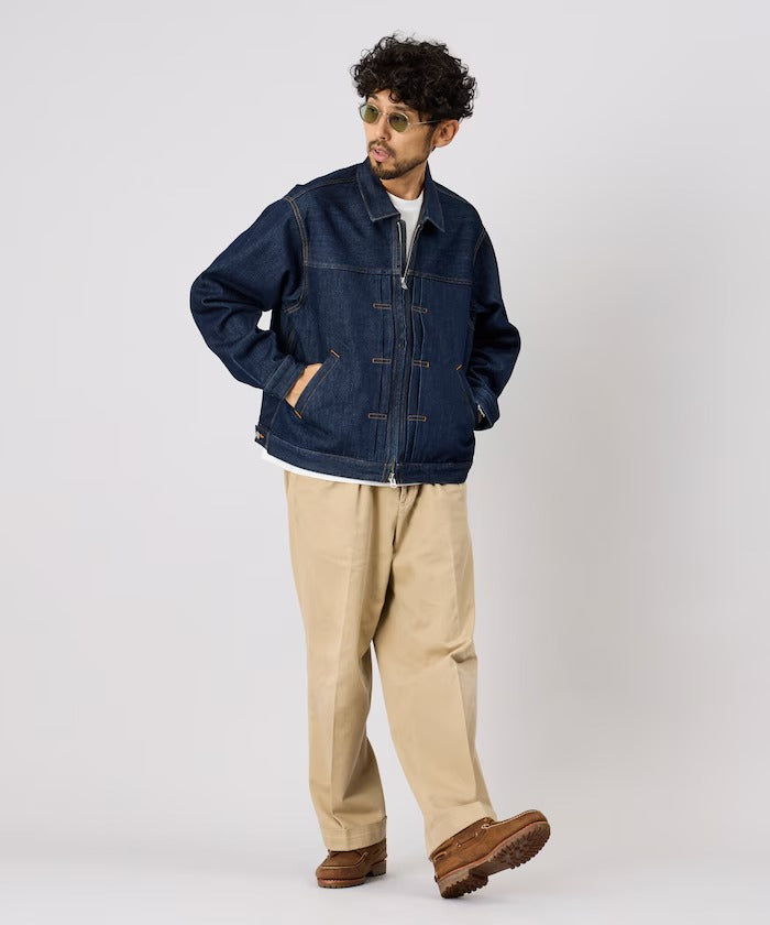 FREAK'S STORE / 拉鍊牛仔工裝外套