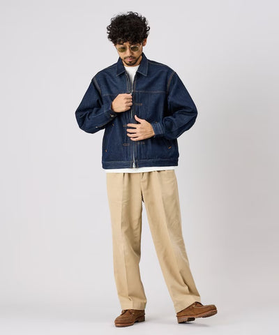 FREAK'S STORE / 拉鍊牛仔工裝外套