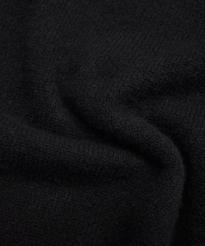 FREAK'S STORE / 牛仔拼接針織開襟衫