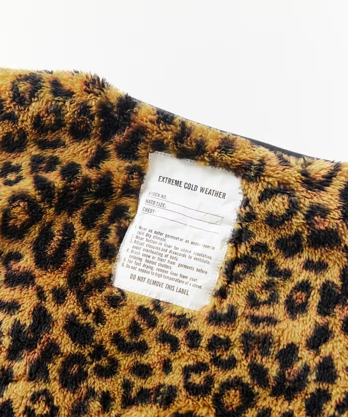 FREAK'S STORE / 雙面穿刷毛豹紋背心