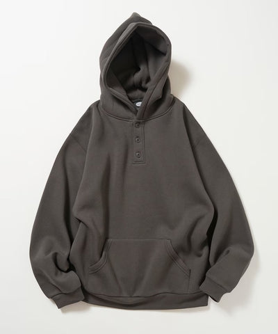 FREAK'S STORE／亨利領刷毛連帽衫