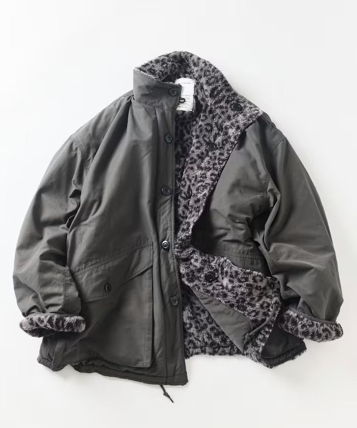 FREAK'S STORE / 雙面穿刷毛豹紋外套