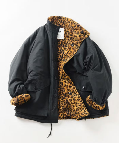 FREAK'S STORE / 雙面穿刷毛豹紋外套