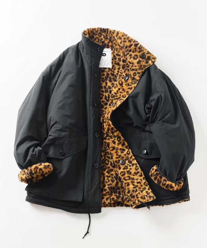 FREAK'S STORE / 雙面穿刷毛豹紋外套