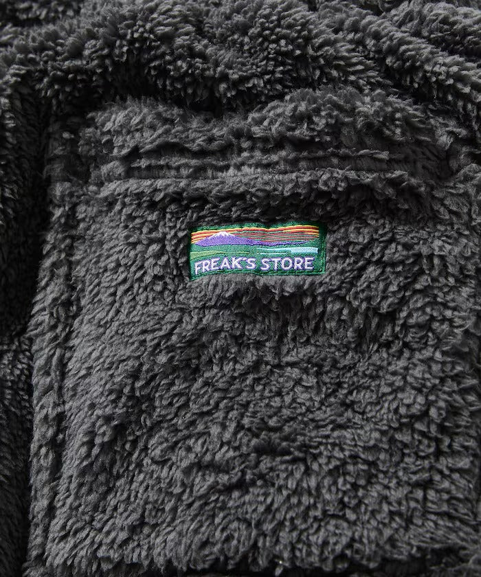 FREAK'S STORE／刷毛開襟外套 兩件式套裝