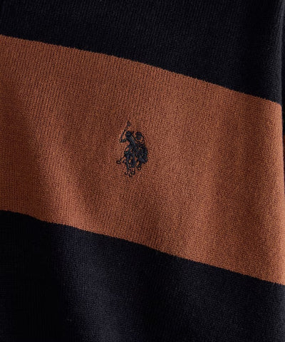 U.S. POLO ASSN. × PUBLUX / 刺繡Polo領針織衫（日本聯名限定）