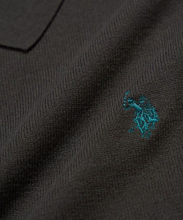 U.S. POLO ASSN. × PUBLUX / 刺繡Polo領針織衫（日本聯名限定）