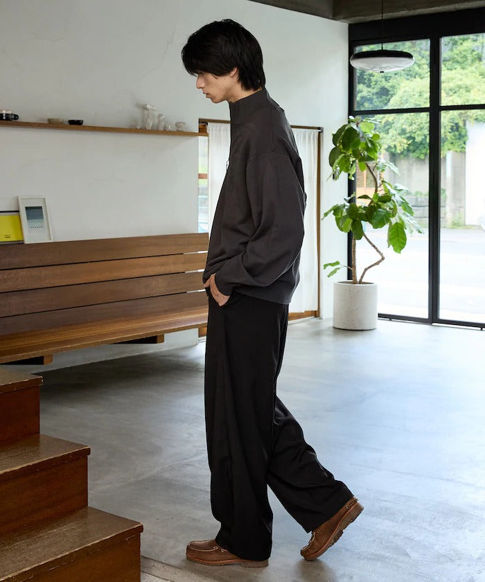 U.S. POLO ASSN. × PUBLUX / 刺繡半拉鍊針織衫（日本聯名限定）