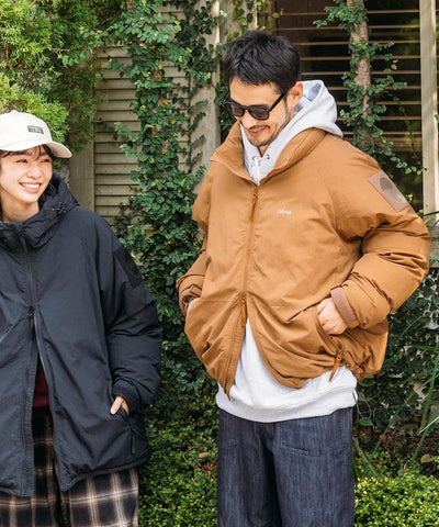 NANGA × FREAK'S STORE／男裝 立領鋪棉 羽絨外套（日本聯名限定）