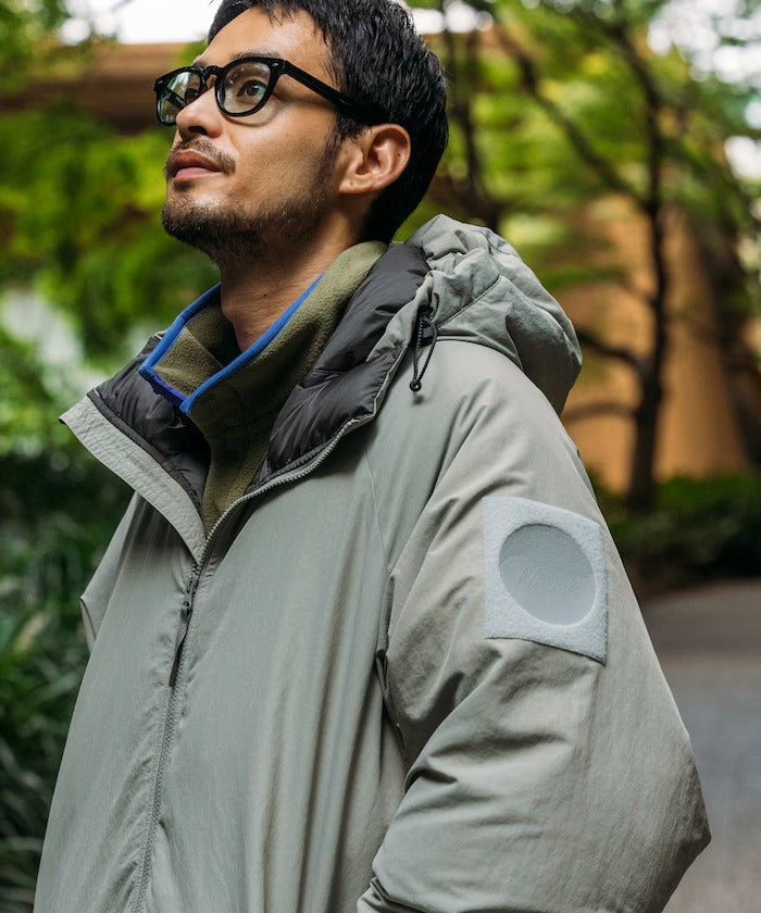 NANGA × FREAK'S STORE／男裝 連帽鋪棉 羽絨外套（日本聯名限定）
