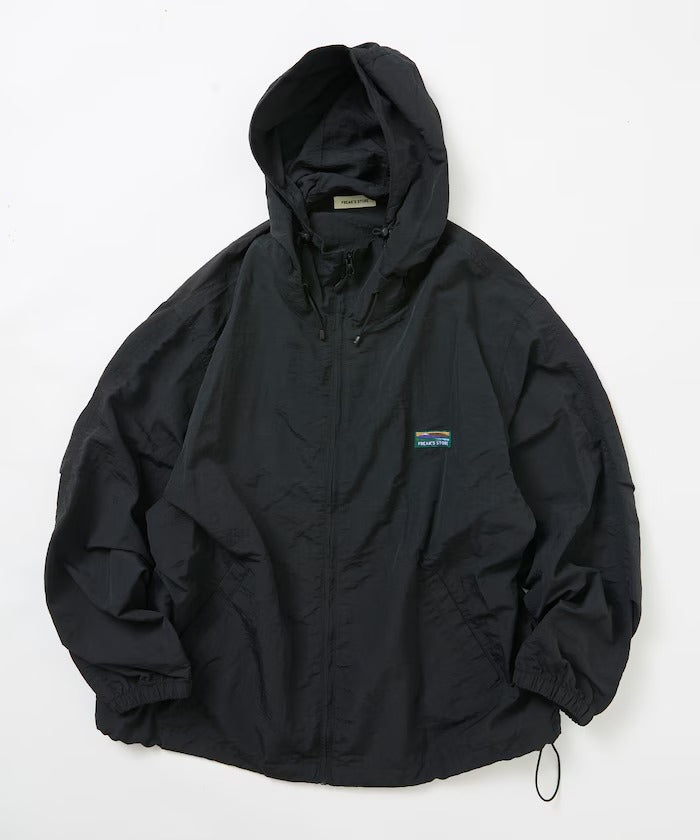 FREAK'S STORE / 撥水尼龍連帽風衣外套（抽繩下擺）