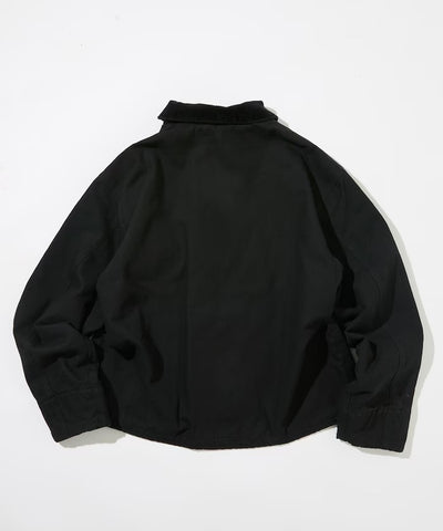 FREAK'S STORE／燈芯絨 拼接 鋪棉短版外套