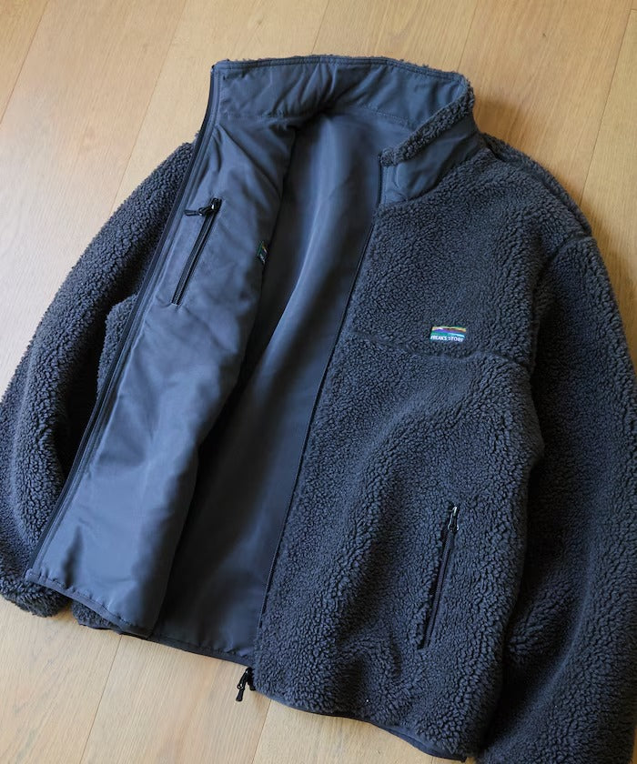 FREAK'S STORE／雙面穿 刷毛立領外套