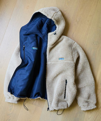 FREAK'S STORE / 雙面穿鋪毛連帽外套（一點式織標）