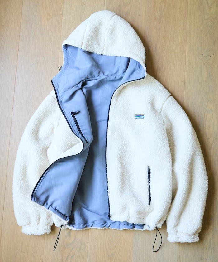 FREAK'S STORE / 雙面穿鋪毛連帽外套（一點式織標）