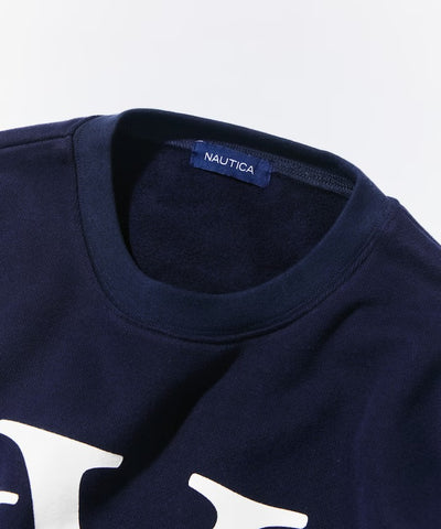 NAUTICA / NYC 印花刺繡圓領厚棉 圓領衫