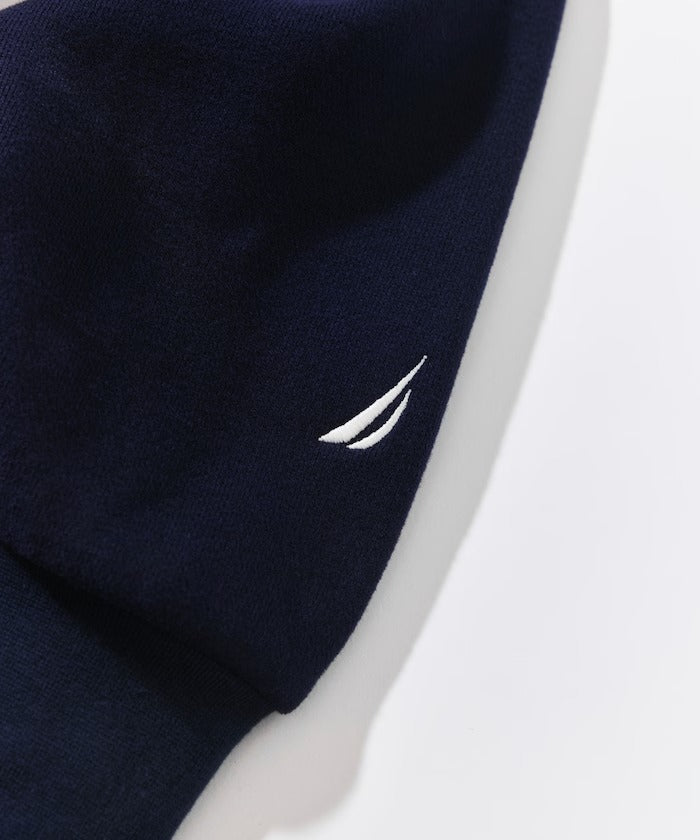 NAUTICA / NYC 印花刺繡圓領厚棉 圓領衫