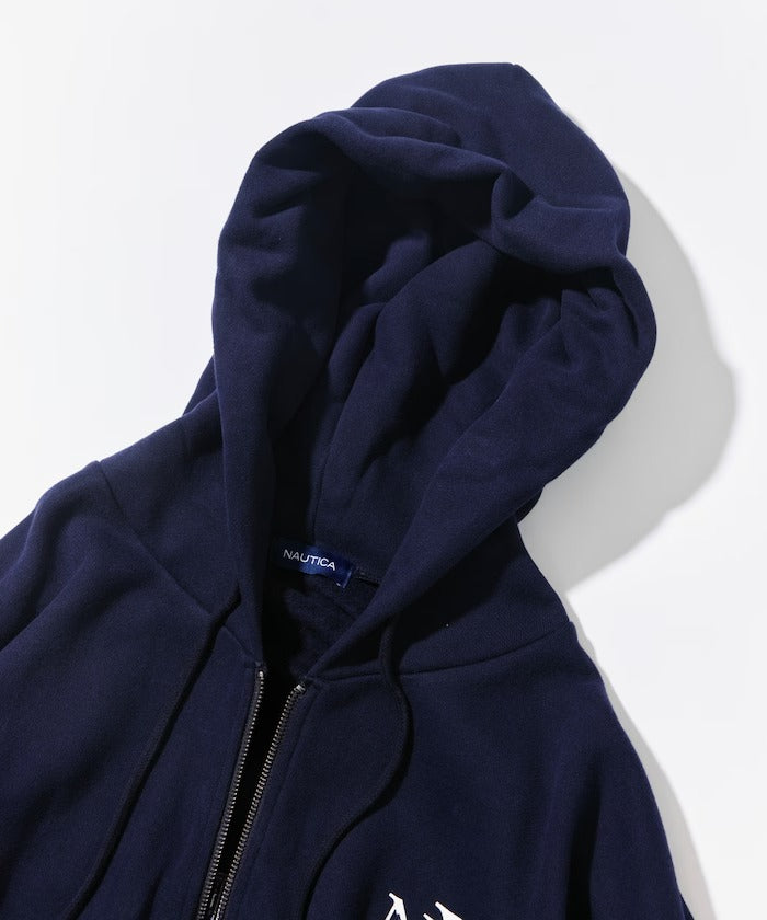 NAUTICA / NYC印花刺繡連帽拉鍊外套