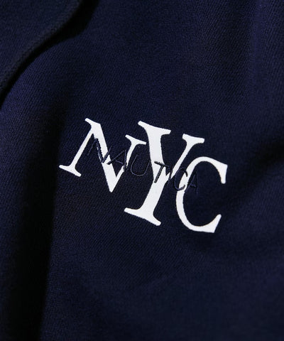 NAUTICA / NYC印花刺繡連帽拉鍊外套