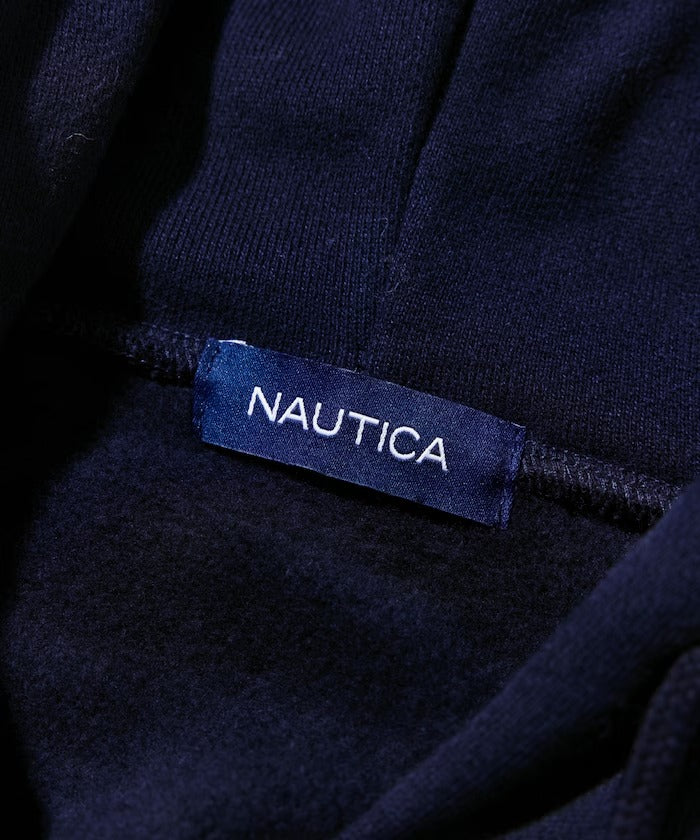 NAUTICA / 寬鬆刺繡貼布LOGO拉鍊 連帽外套