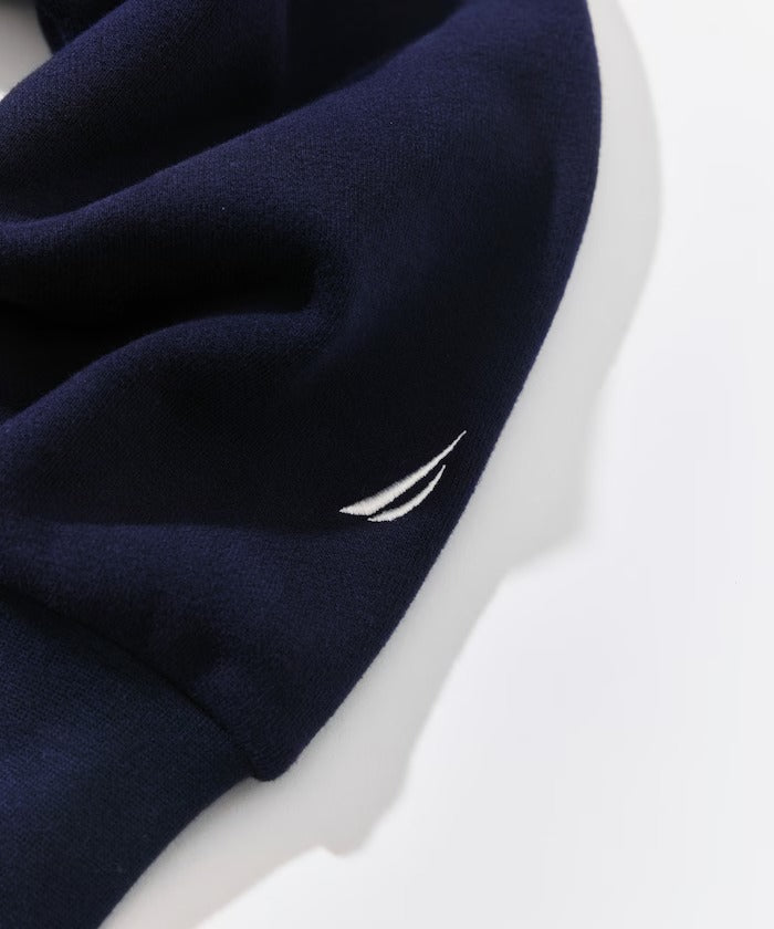 NAUTICA / 寬鬆刺繡貼布LOGO拉鍊 連帽外套
