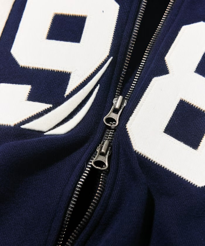 NAUTICA / 寬鬆刺繡貼布LOGO拉鍊 連帽外套