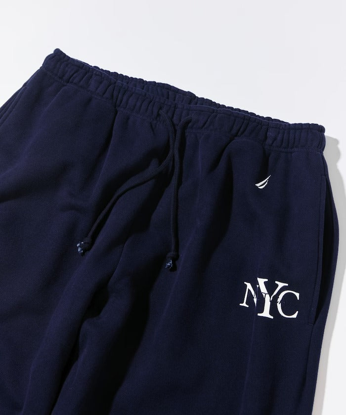 NAUTICA / NYC刺繡刷毛運動長褲