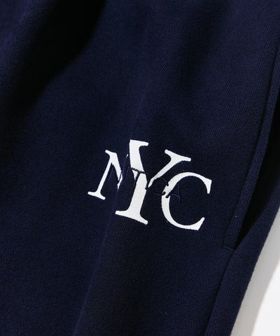 NAUTICA / NYC刺繡刷毛運動長褲