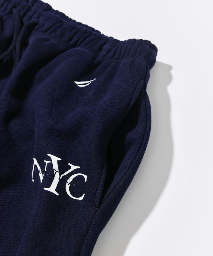 NAUTICA / NYC刺繡刷毛運動長褲