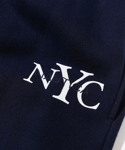 NAUTICA / NYC刺繡刷毛運動長褲