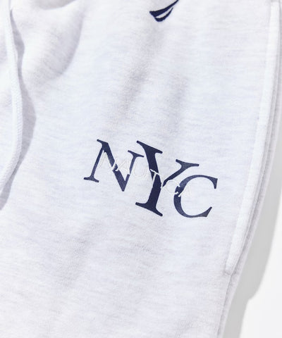 NAUTICA / NYC刺繡刷毛運動長褲