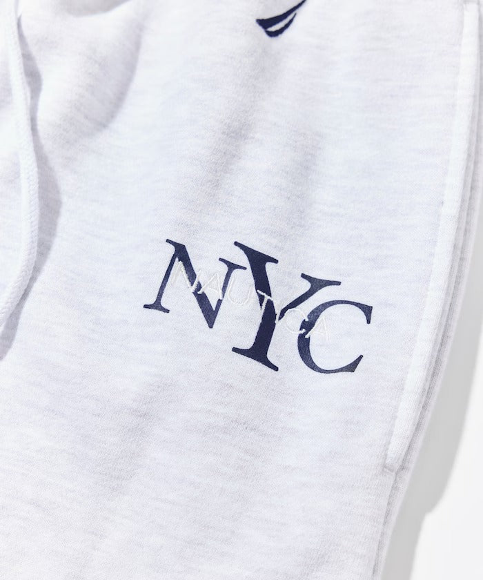 NAUTICA / NYC刺繡刷毛運動長褲