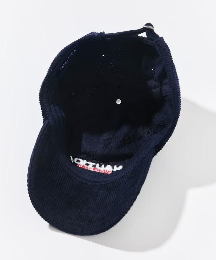 NAUTICA / 旗幟標誌刺繡燈芯絨棒球帽
