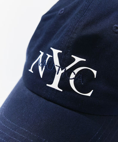 NAUTICA / NYC刺繡標誌斜紋棒球帽
