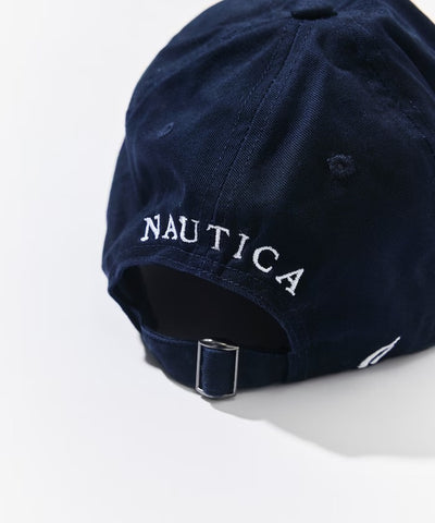 NAUTICA / NYC刺繡標誌斜紋棒球帽