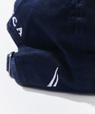 NAUTICA / NYC刺繡標誌斜紋棒球帽