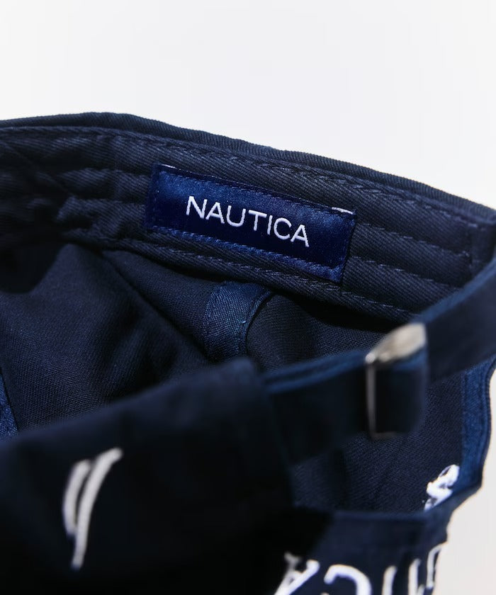 NAUTICA / NYC刺繡標誌斜紋棒球帽