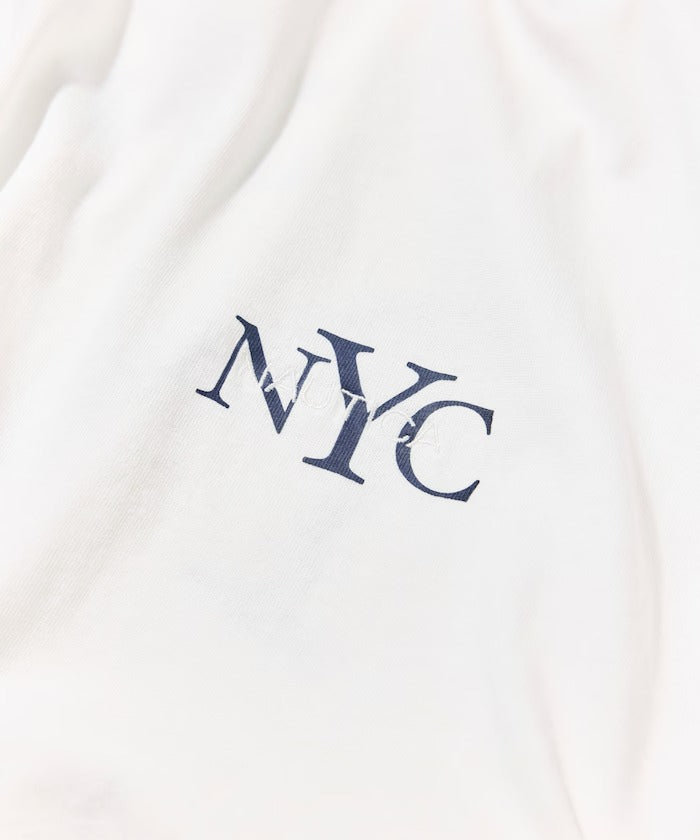 NAUTICA / NYC 印花刺繡圓領T恤