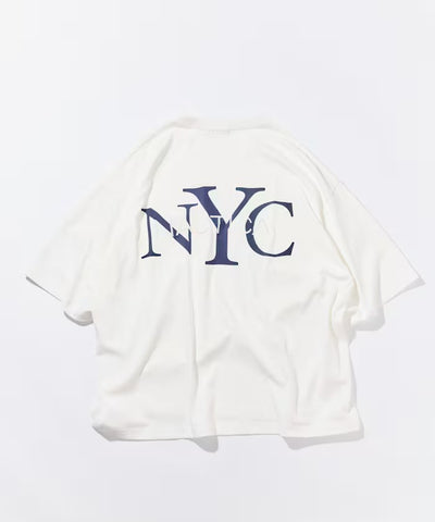 NAUTICA / NYC 印花刺繡圓領T恤