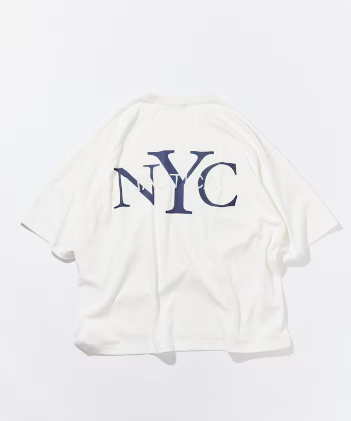 NAUTICA / NYC 印花刺繡圓領T恤